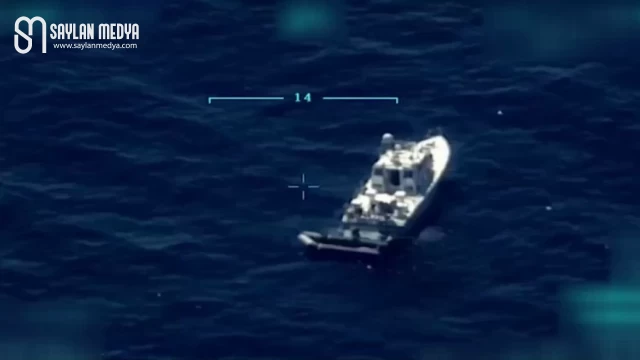 Yunanistan’ın zulmü İHA ile tespit edildi... Görüntüleri MSB paylaştı