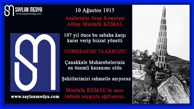 107 Yıl Önce Bugün, ŞEHİTLERİMİZİ RAHMETLE ANIYORUZ