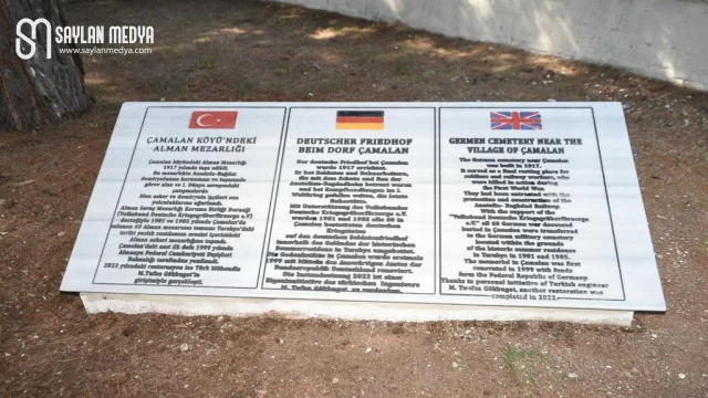 Çamalan’daki tarihi ALMAN MEZARLIĞI’nın restorasyonu yapıldı