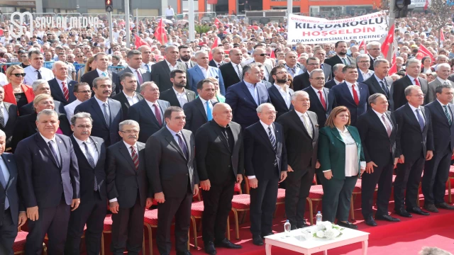 CHP Genel Başkanı Kemal Kılıçdaroğlu Adana'da...