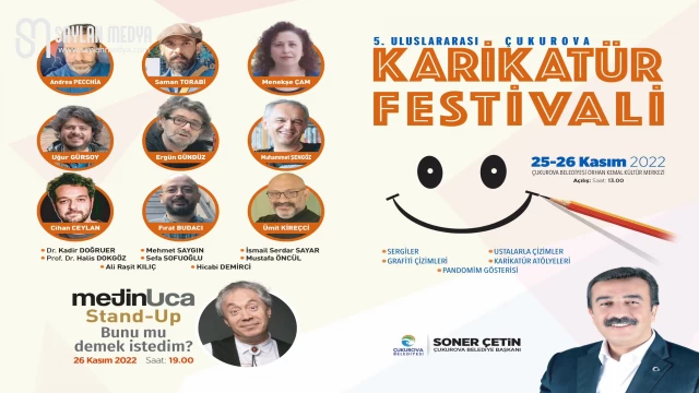"Kültür Sanat Kenti Çukurova"da Karikatür Festivali