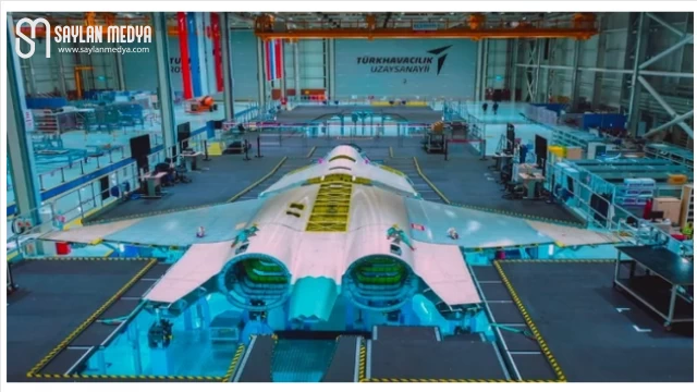 Milli Muharip Uçak son montaj hattında