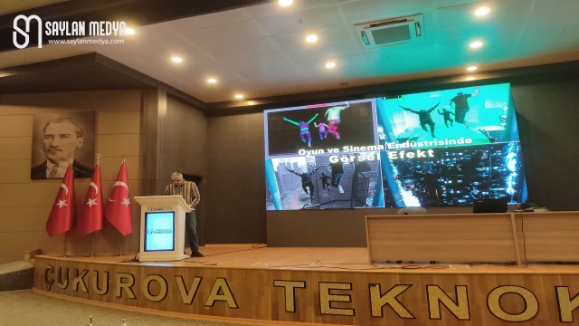 ÇÜ Grafik Bölümü Öğrencilerine Görsel Efekt Teknolojileri Konferansı