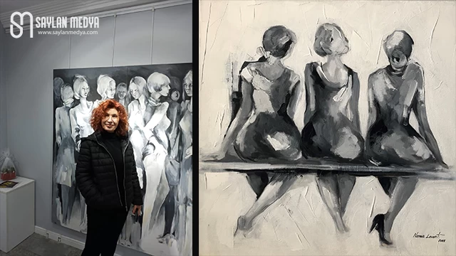 Ressam Nermin Levent’in 24. Kişisel Sergisi, Adana'da açıldı