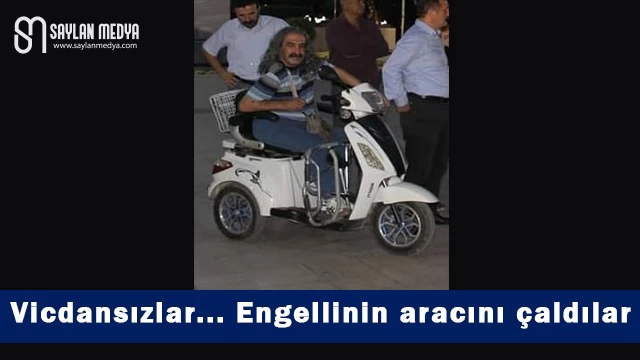 Vicdansızlar... Engellinin aracını çaldılar