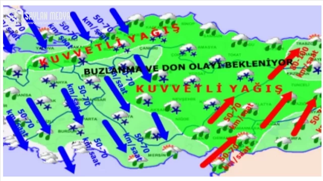 Kış geri geldi! Kar, yağmur, fırtına