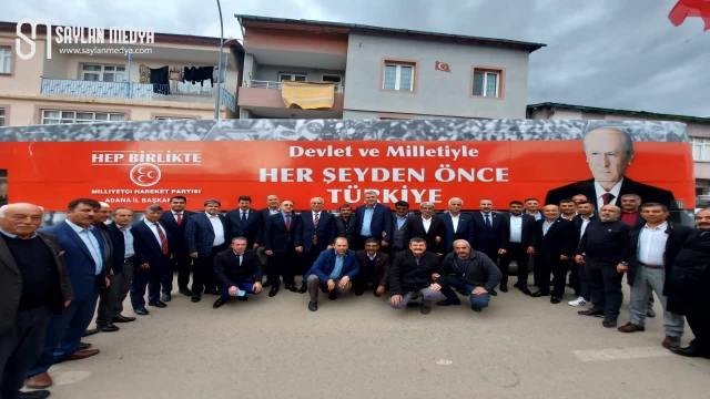 MHP Adana’nın ilçelerinde yoğun çalışıyor