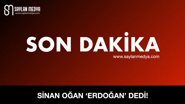 Sinan Oğan 'Erdoğan’ dedi!