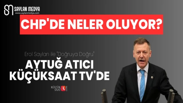 Aytuğ Atıcı, Erol Saylan’ın Sorularını Yanıtlayacak