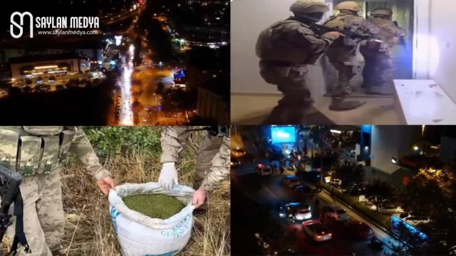 34 ilde “Narkogüç” operasyonu