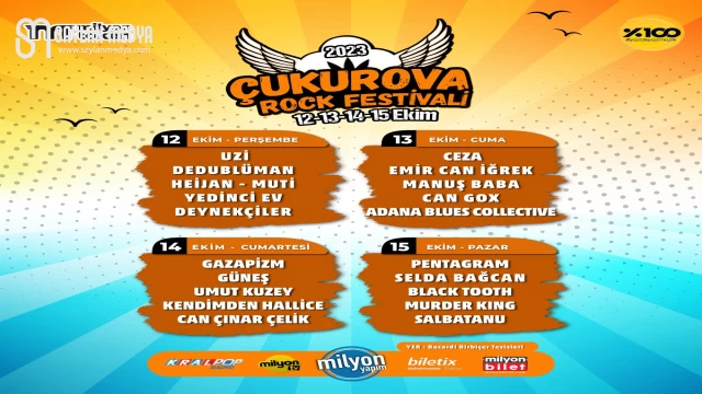 Çukurova Rock Festivali’ne yasak geldi!