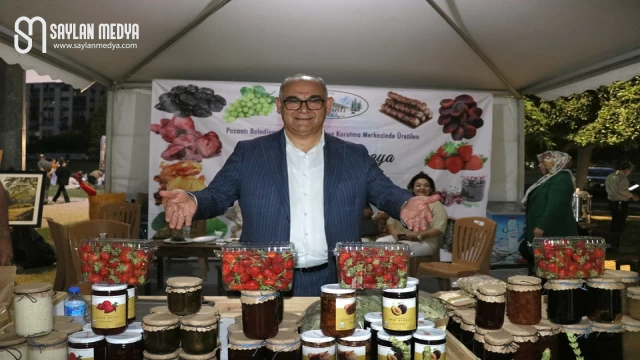 Lezzet Festivali'nde Pozantı Belediyesi'nin stantı yoğun ilgi gördü