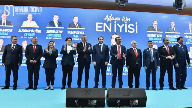 İYİ Parti, Adana'da aday tanıtım toplantısı yaptı