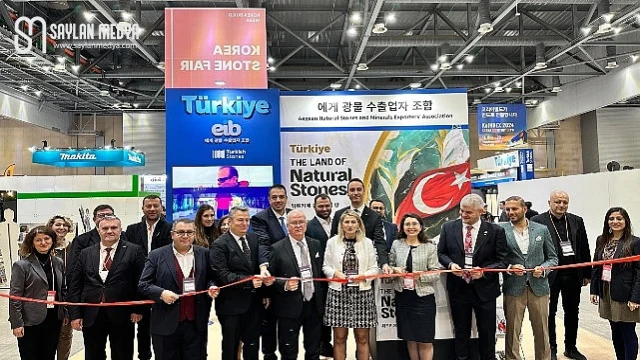 Türk doğal taşlarının Güney Kore’deki şovu başladı