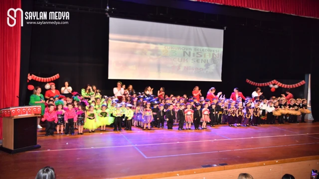 Çukurova Belediyesi kreş öğrencilerinin 23 Nisan coşkusu...