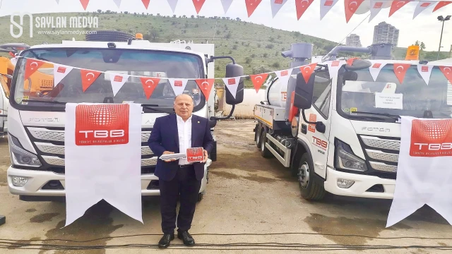 TBB, Yüreğir Belediyesine hibe araç verdi