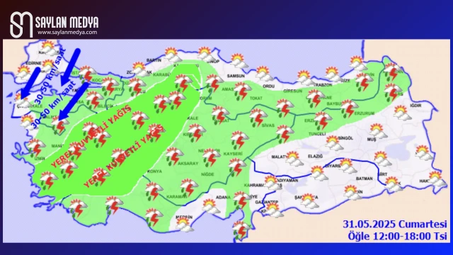 Türkiye'de bugün hava nasıl olacak... ADANA 30°C