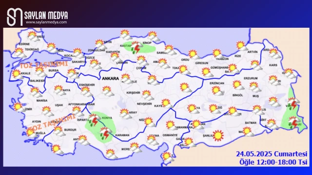 Türkiye'de bugün hava nasıl olacak... ADANA 32°C