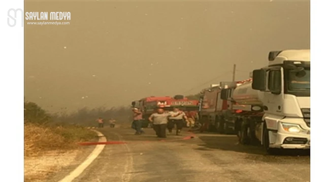 İzmir itfaiyesi tüm gücüyle sahada