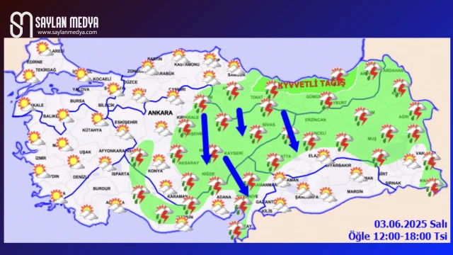 Türkiye'de bugün hava nasıl olacak... ADANA 30°C