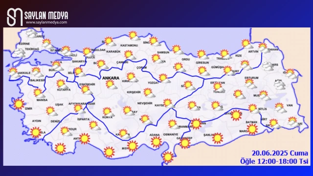 Türkiye'de bugün hava nasıl olacak... ADANA 35°C