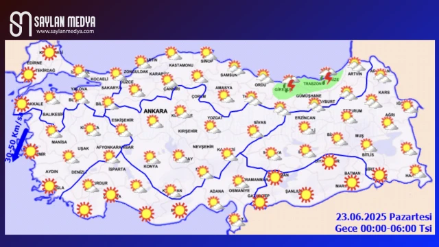 Türkiye'de bugün hava nasıl olacak... ADANA 36°C