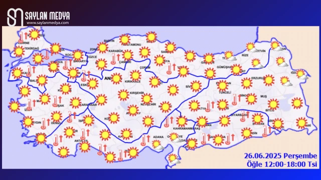 Türkiye'de bugün hava nasıl olacak... ADANA 36°C