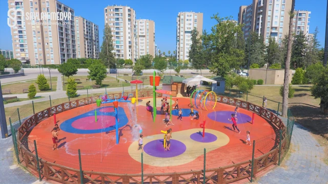 Yüreğir Belediyesi Su Oyun Parkları kapılarını çocuklara açtı