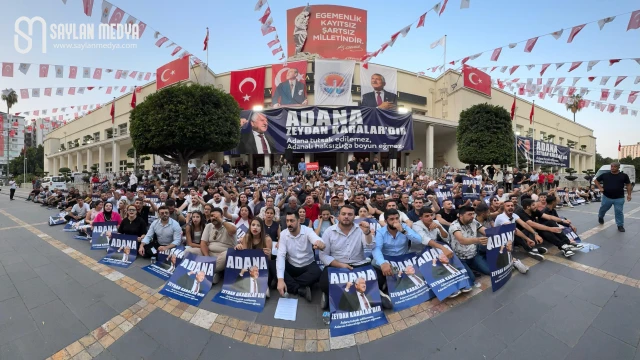 CHP Adana İl Başkanlığı eylemlerine hız kesmeden devam ediyor