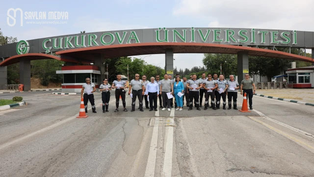 Çukurova Üniversitesi'nden Yangın Tehlikesine Karşı Farkındalık Etkinliği