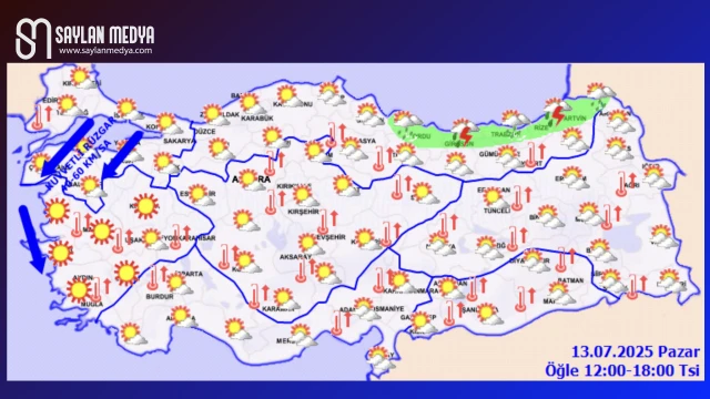 Türkiye'de bugün hava nasıl olacak... ADANA 34°C