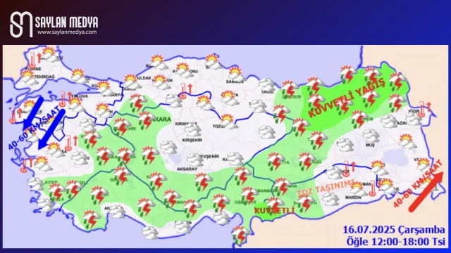 Türkiye'de bugün hava nasıl olacak... ADANA 34°C