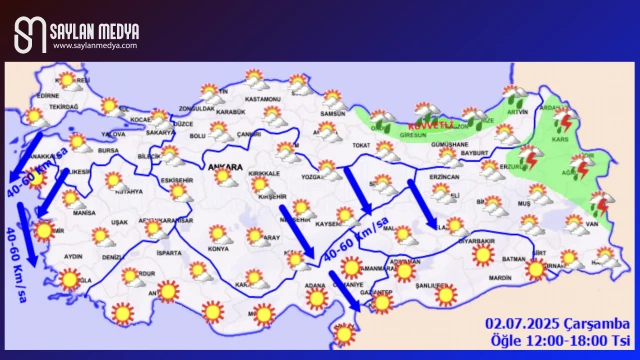 Türkiye'de bugün hava nasıl olacak... ADANA 35°C