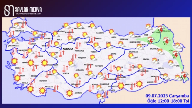 Türkiye'de bugün hava nasıl olacak... ADANA 35°C