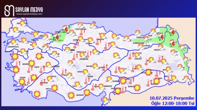 Türkiye'de bugün hava nasıl olacak... ADANA 35°C