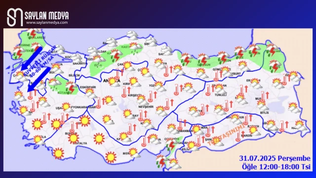 Türkiye'de bugün hava nasıl olacak... ADANA 35°C