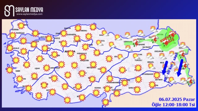 Türkiye'de bugün hava nasıl olacak... ADANA 37°C