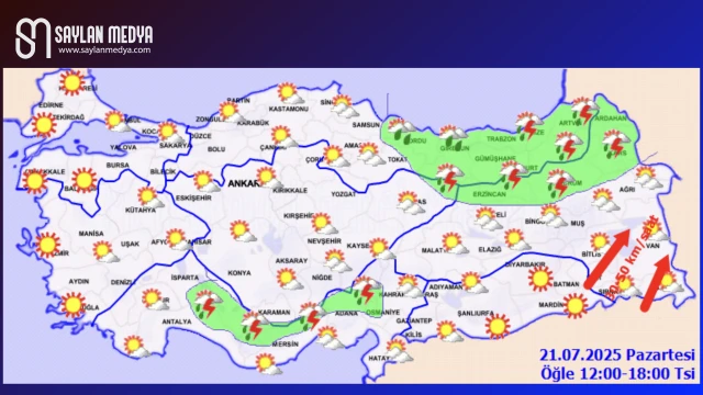 Türkiye'de bugün hava nasıl olacak... ADANA 37°C