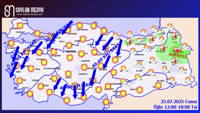 Türkiye'de bugün hava nasıl olacak... ADANA 39°C