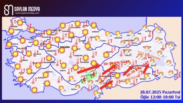 Türkiye'de bugün hava nasıl olacak... BURSA 38°C