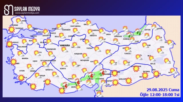 Türkiye'de bugün hava nasıl olacak... ADANA 34°C