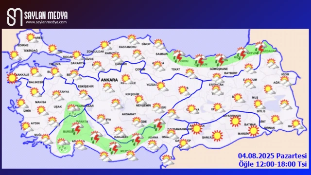 Türkiye'de bugün hava nasıl olacak... ADANA 35°C