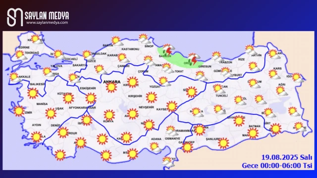 Türkiye'de bugün hava nasıl olacak... ADANA 35°C