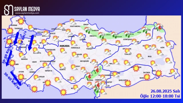 Türkiye'de bugün hava nasıl olacak... ADANA 36°C