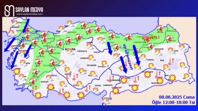 Türkiye'de bugün hava nasıl olacak... ADANA 37°C