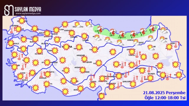 Türkiye'de bugün hava nasıl olacak... ADANA 37°C