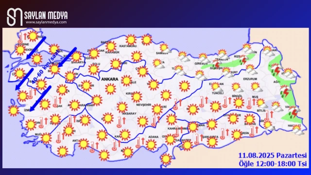 Türkiye'de bugün hava nasıl olacak... ADANA 43°C