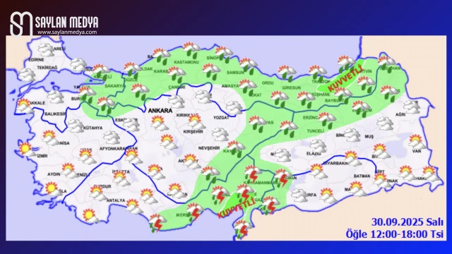 Türkiye'de bugün hava nasıl olacak... ADANA 30°C