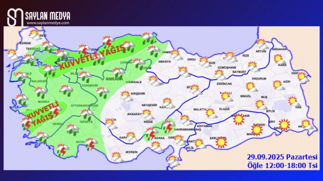 Türkiye'de bugün hava nasıl olacak... ADANA 31°C