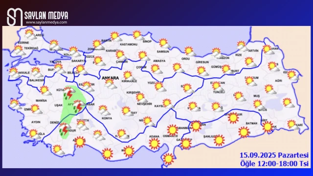 Türkiye'de bugün hava nasıl olacak... ADANA 34°C